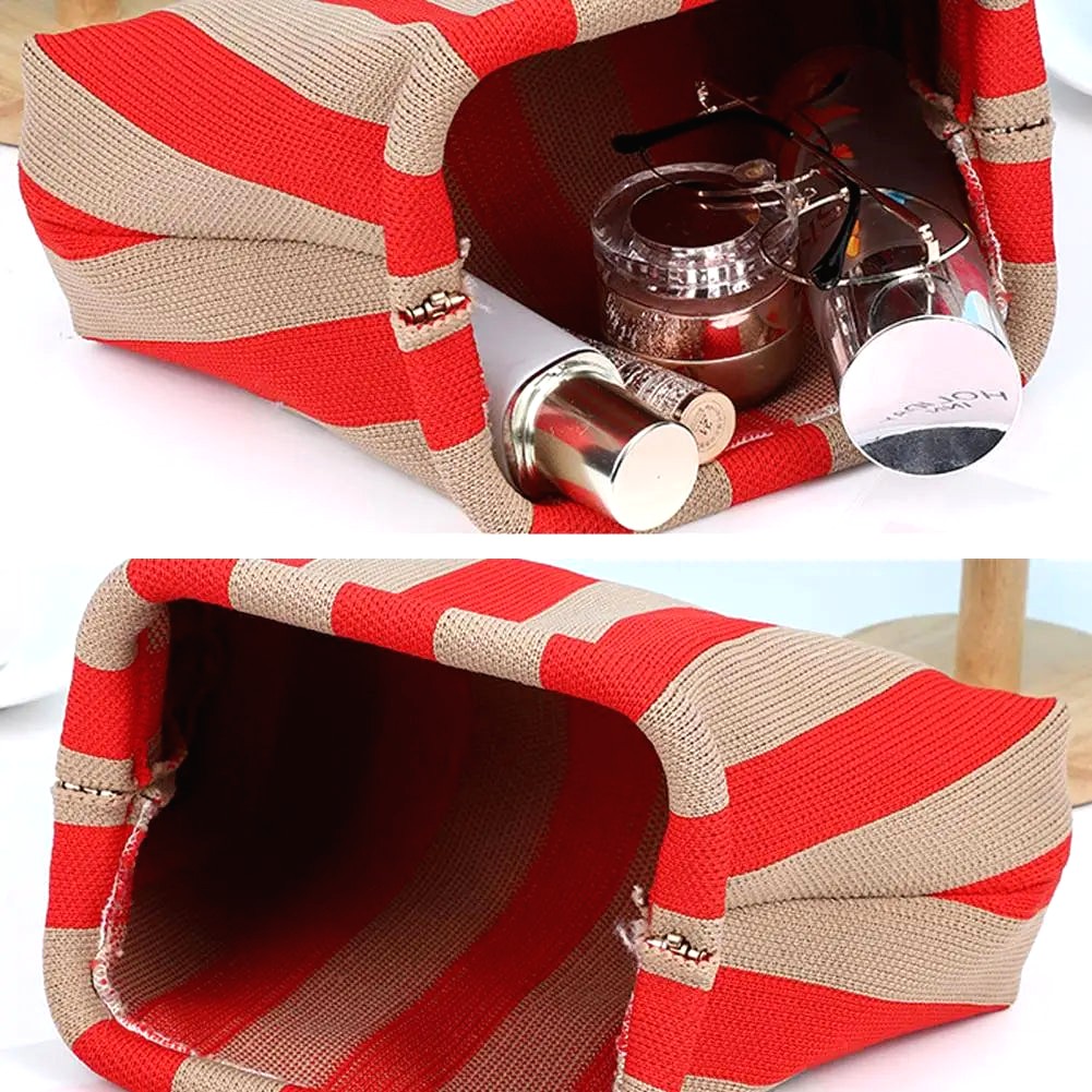 Pochette Couleurblock Crochet Cosmétique – Image 2