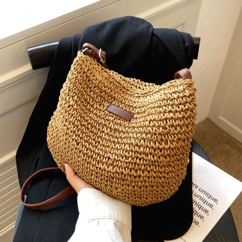 Sac Latéral Paille Crochet Ensoleillé – Image 14